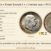 AUSTRIA, Franz Joseph I, 1 Corona 1915, PCGS MS 65 AUSTRIA, Franz Joseph I, 1 Corona 1915, PCGS MS 65
