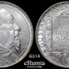 SWEDEN, Gustaf V, 2 Kronor 1932, 300th Anniversary - Death of Gustaf II, UNC