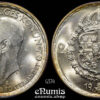 SWEDEN, Gustaf V, 2 Kronor 1946, silver, UNC