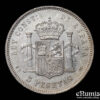 SPAIN, Alfonso XII, 5 Pesetas 1883 MS-M, XF-UNC