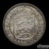 DENMARK, Christian X, 2 Kroner 1923, Silver Wedding Anniversary, UNC