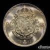 SWEDEN, Gustaf V, 2 Kronor 1943, silver, UNC