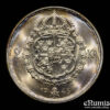SWEDEN, Gustaf V, 2 Kronor 1945 G, silver, UNC