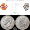 SPAIN, Alfonso XII, 5 Pesetas 1883 MS-M, XF-UNC