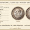 DENMARK, Frederick VIII, 2 Kroner 1906, Accession of the King, aUNC