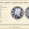 SWEDEN, Gustaf V, 2 Kronor 1938, silver, UNC