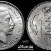 DENMARK, Christian X, 1 Krone 1916, UNC