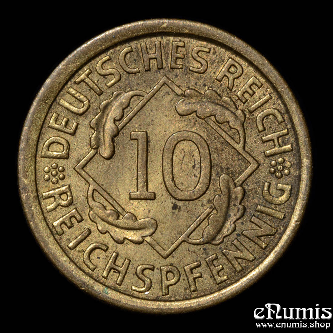 Germany, Third Reich, 10 Pfennig 1935 A, Berlin, UNC Germany, Third Reich, 10 Pfennig 1935 A, Berlin, UNC