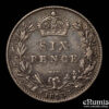 Great Britain, Victoria, Sixpence 1893, VF-XF