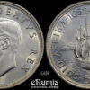 South Africa, George VI, 5 Shillings 1952, silver, UNC