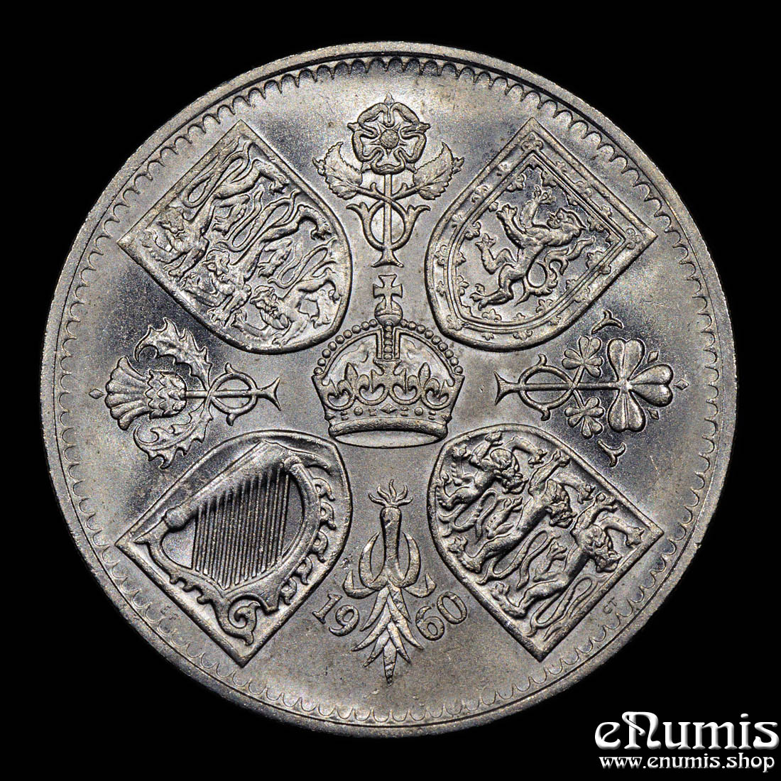 Great Britain, Elizabeth II, Crown 1960, UNC