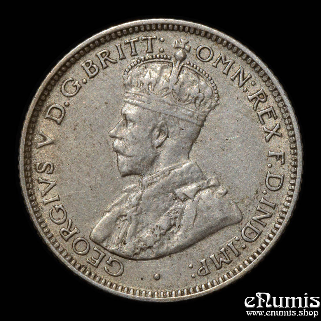 AUSTRALIA, George V, 6 Pence 1926, XF