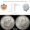 DENMARK, Christian X, 2 Kroner 1912, Death of Frederik VIII, UNC