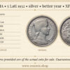 LATVIA, 5 Lati 1932, silver, better year, XF-UNC