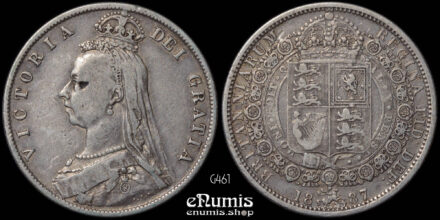 Great Britain, Victoria, Halfcrown 1887, VF+