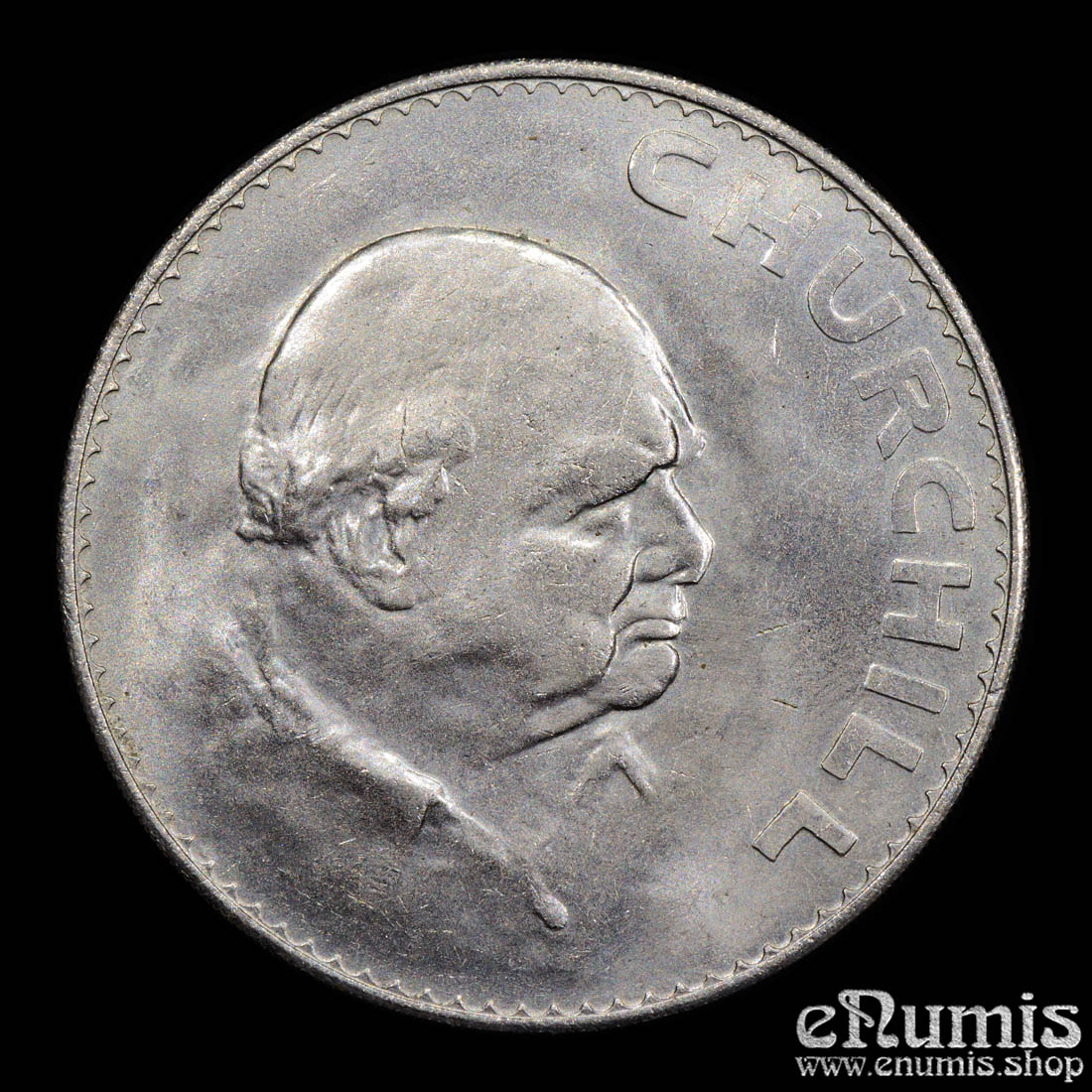 Great Britain, Elizabeth II, Crown 1965, Churchill, UNC