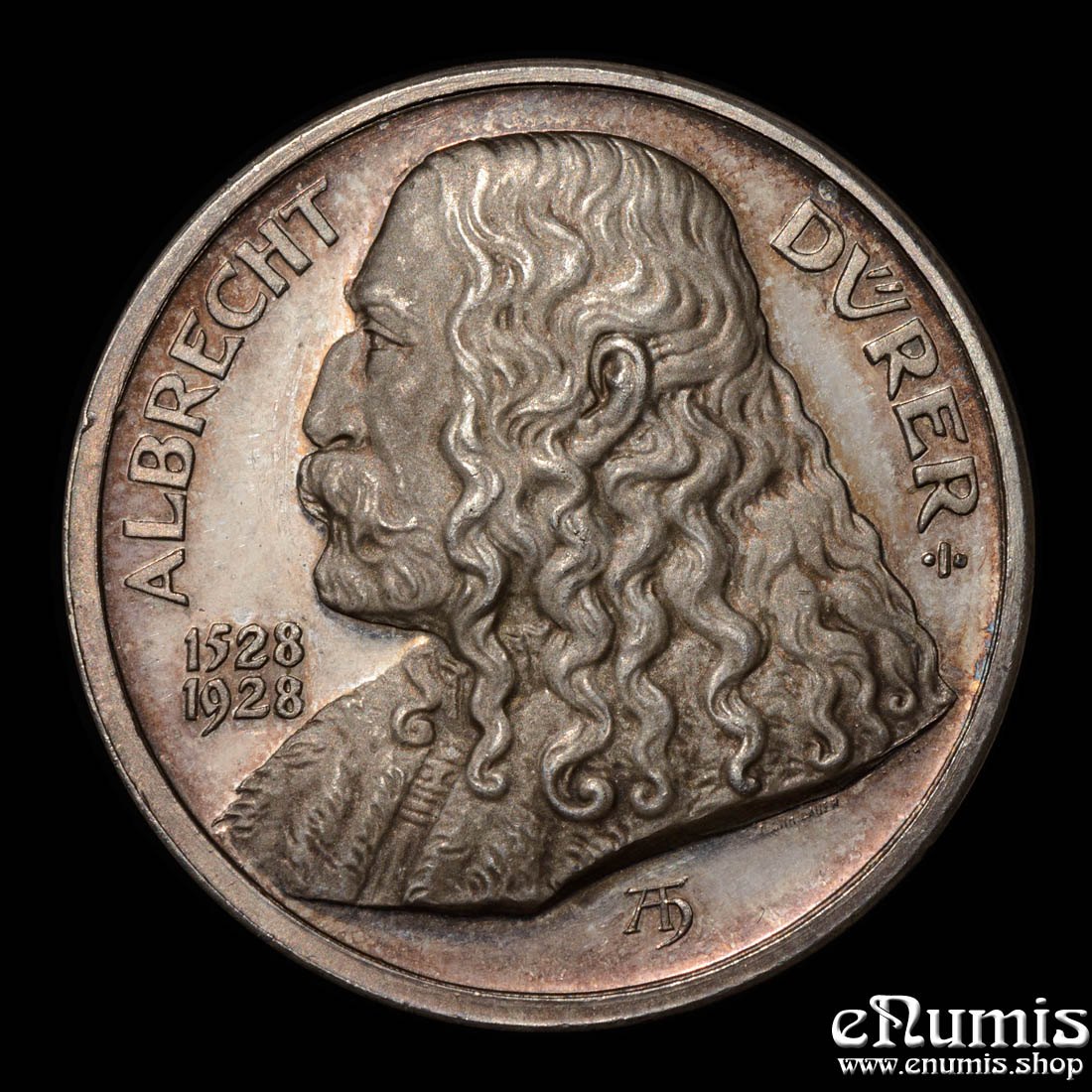 Germany, Weimar Republic, Medal 1928, Durer, silver, UNC
