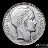 FRANCE, Third Republic, 20 Francs 1933, Turin, silver, variety, XF