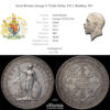 Great Britain, George V, Trade Dollar 1911, Bombay, VF+ Great Britain, George V, Trade Dollar 1911, Bombay, VF+