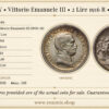 ITALY, Vittorio Emanuele III, 2 Lire 1916 R, UNC