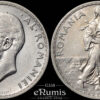 ROMANIA, Carol I, 2 Lei 1914, Brussels, XF