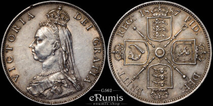 Great Britain, Victoria, Florin 1887, XF/XF-UNC
