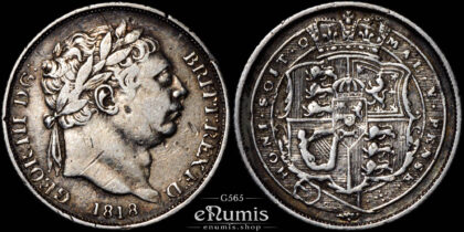 Great Britain, George III, Sixpence 1818, VF