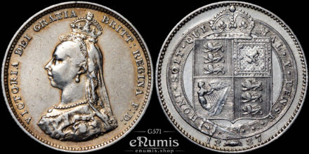 Great Britain, Victoria, Shilling 1887, VF+
