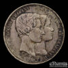 BELGIUM, Leopold I, 5 Francs 1853, Marriage of the Duke of Brabant, aUNC