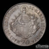 AUSTRIA, HUNGARY, Ferdinand I, 20 Kreuzer 1848 KB, Kremnitz, aUNC
