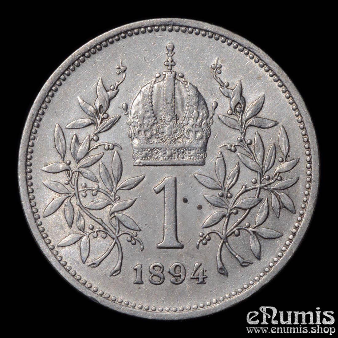 AUSTRIA, Franz Joseph I, 1 Corona 1894, XF