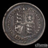 Great Britain, Victoria, Sixpence 1887, Shield, VF-XF