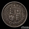 Great Britain, Victoria, Sixpence 1887, Shield, VF+