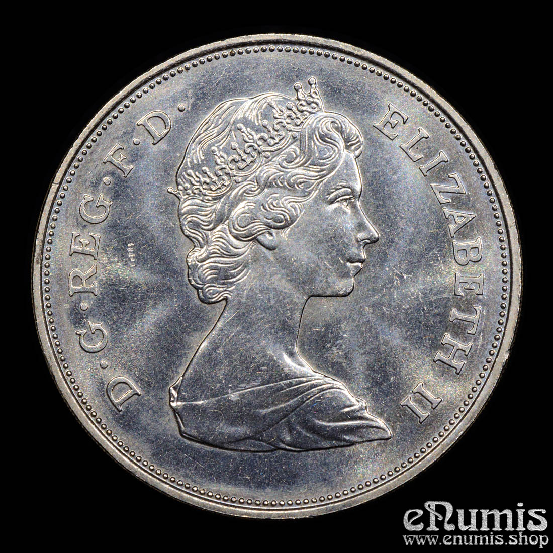 Great Britain, Elizabeth II, Crown 1981, Wedding of Charles and Diana, UNC Great Britain, Elizabeth II, Crown 1981, Wedding of Charles and Diana, UNC