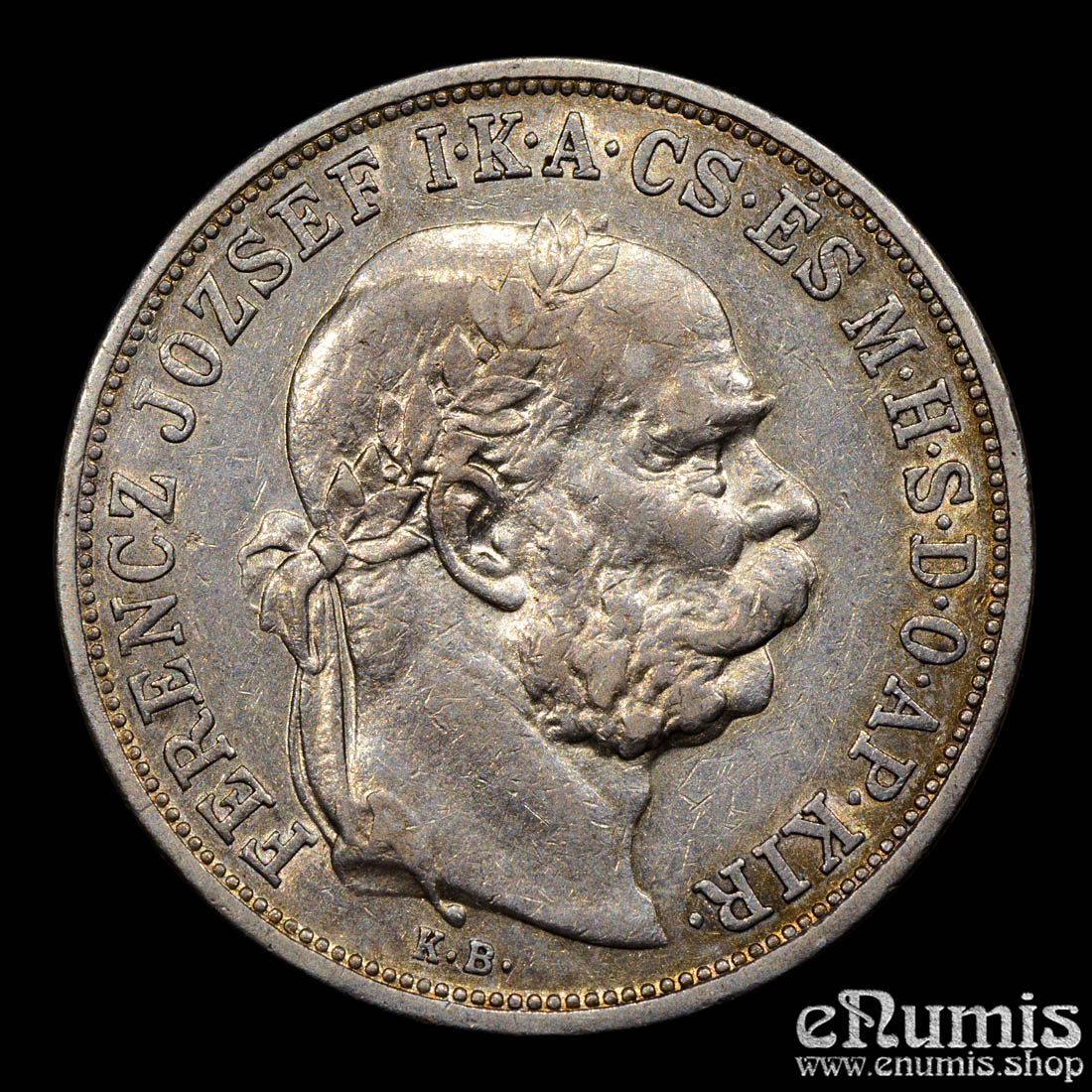 HUNGARY, Franz Joseph I, 5 Korona 1908, XF