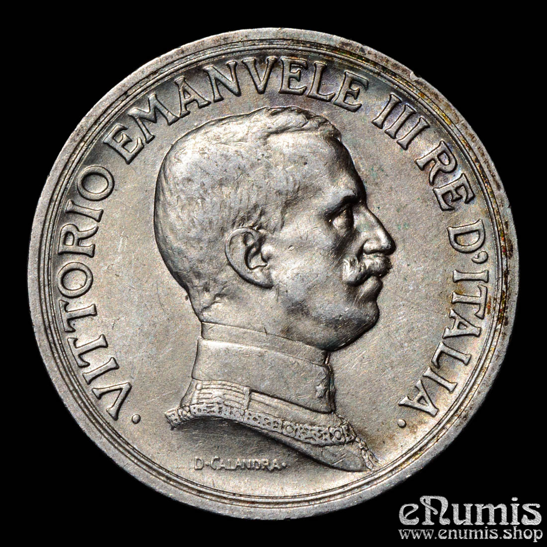 ITALY, Vittorio Emanuele III, 2 Lire 1916 R, XF-UNC