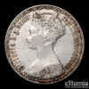 Great Britain, Victoria, Gothic Florin 1881, VF/VF+