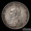 Great Britain, Victoria, Sixpence 1887, Shield, VF+