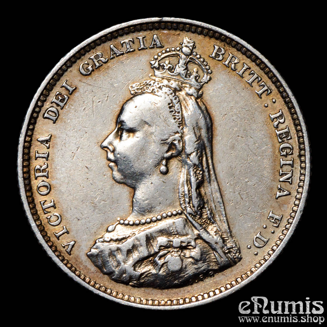 Great Britain, Victoria, Shilling 1887, VF+