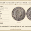 AUSTRIA, HUNGARY, Ferdinand I, 20 Kreuzer 1848 KB, Kremnitz, aUNC