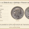 POLAND, 10 Zlotych 1932, Jadwiga, Warsaw mint, VF+