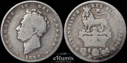 Great Britain, George IV, Shilling 1826, Fine
