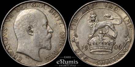 Great Britain, Edward VII, Shilling 1906, Obv. 1 - Scarce, XF+