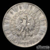 POLAND, 10 Zlotych 1935, Pilsudski, VF-XF