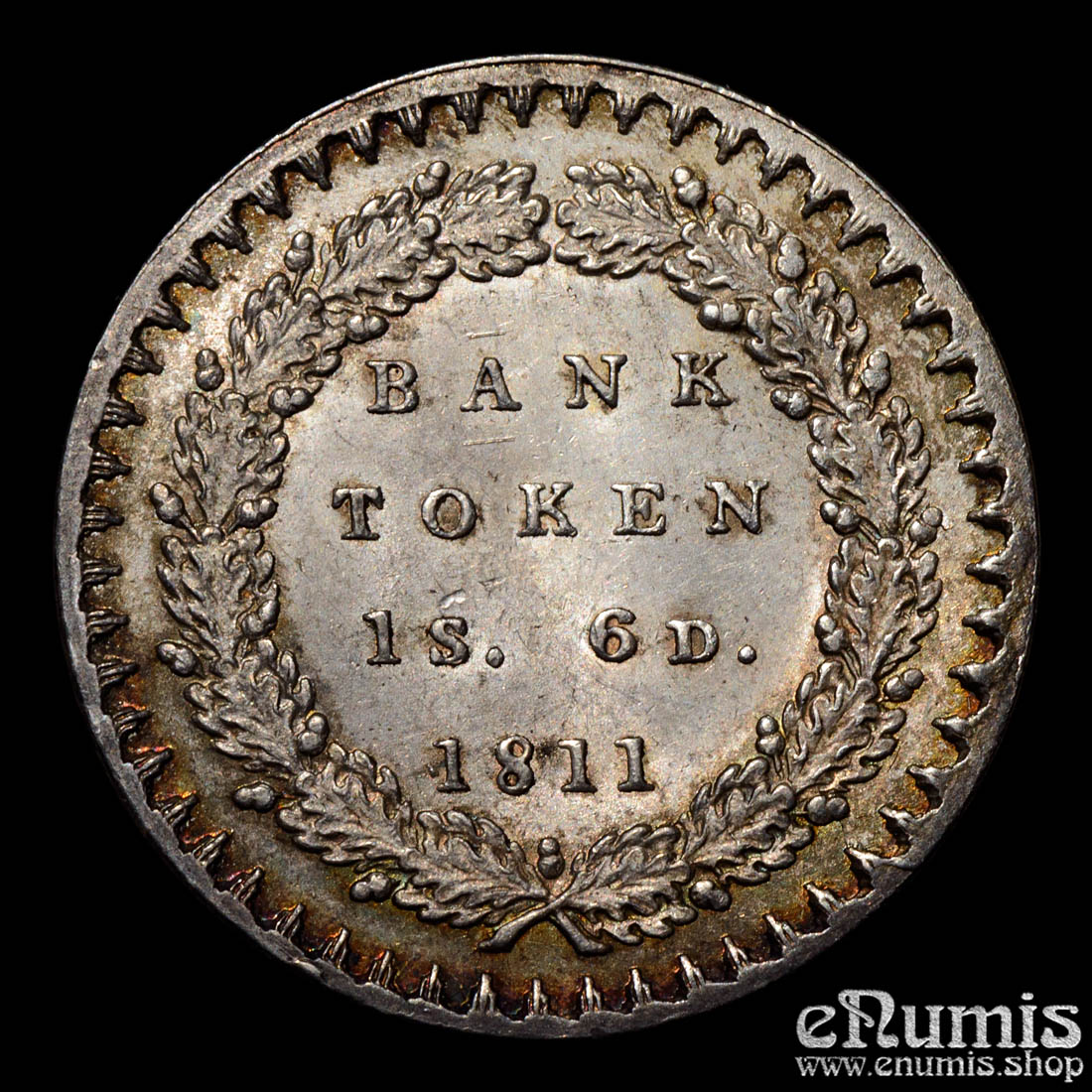 Great Britain, George III, 1 Shilling 6 pence 1811, Eighteenpence, aUNC/UNC