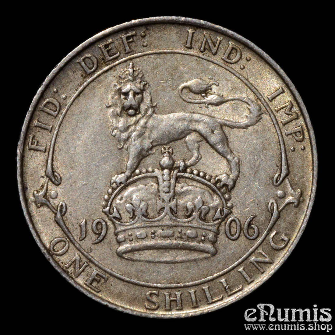 Great Britain, Edward VII, Shilling 1906, Obv. 1 - Scarce, XF+