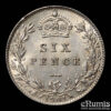 Great Britain, Victoria, Sixpence 1901, aUNC