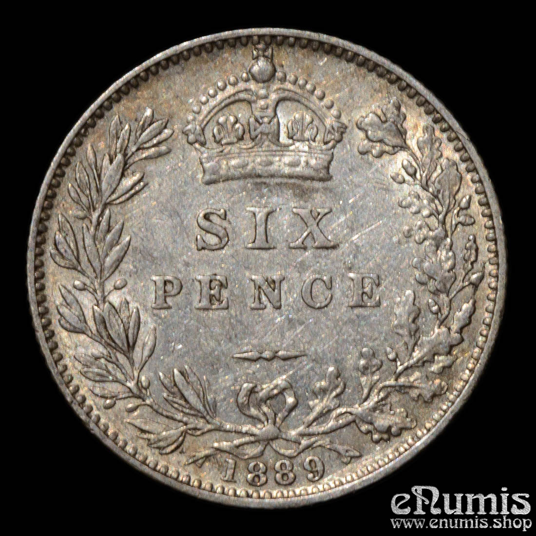Great Britain, Victoria, Sixpence 1889, aXF