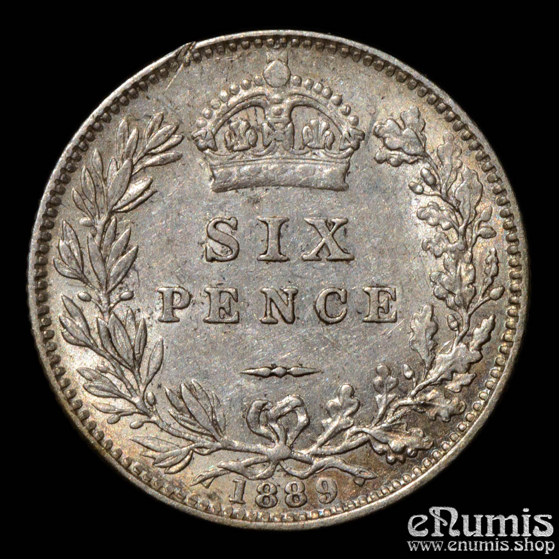 Great Britain, Victoria, Sixpence 1889, aXF