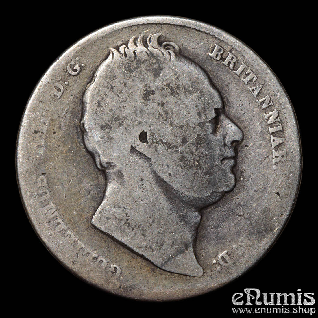 Great Britain, William IV, Halfcrown 1836, Fine